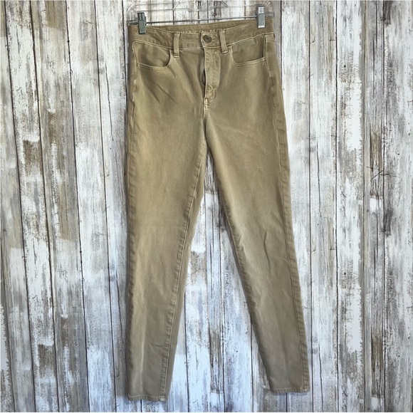 American Eagle Outfitters Denim - American Eagle Khaki 360 Next Level Stretch High Rise Jegging